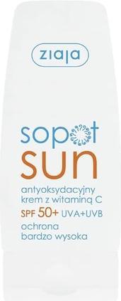 Actual product image Ziaja Sopot Sun Antioxidant Cream Spf50 50ml (Suntan cream, SPF 50, 50 ml)