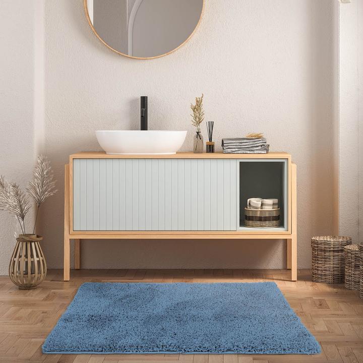 Produktbild Karat Sky Soft Hellblau Badematte70x120 cm (70 x 120 cm)
