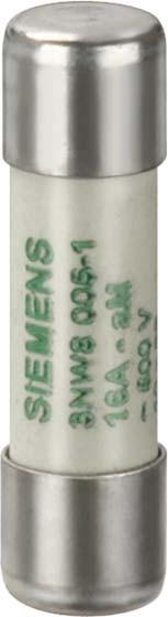 Produktbild Siemens Keramiksicherung T 20A 500V AC 10x38mm 3NW8007-1 (20 A)