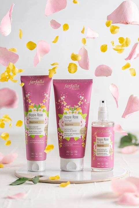 Actual product image Farfalla Deodorant spray Hippie rose spray (Spray, 100 ml)