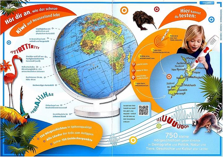 Produktbild Was ist Was TING: Columbus Globus ohne Stift (Deutsch)