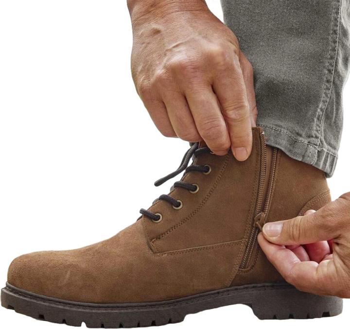 Image du produit Atlas For Men Bottines en cuir fendu à fermeture latérale pour hommes (41)