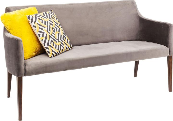 Produktbild Kare Design Bank Mode Velvet Grey (164 cm)