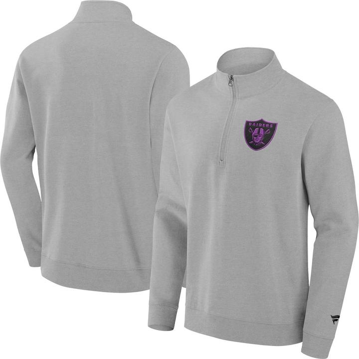 Image du produit Fanatics Las Vegas Raiders Gradient 1/2 Zip Crew Sweatshirt L (L)