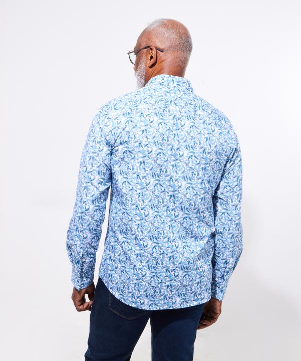 Actual product image Joe Browns Paisley Print Long Sleeve Shirt (S)