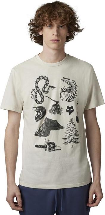Fox Tee 23 Track Beast Ss Prem Vin Wht S (S)