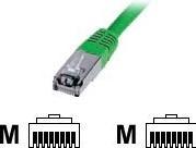 Produktbild Digitus CAT 5e SF-UTP Patchkabel Cu PVC AWG 26/7 Länge 2 m Farbe Grün (FTP, CAT5e, 2 m)