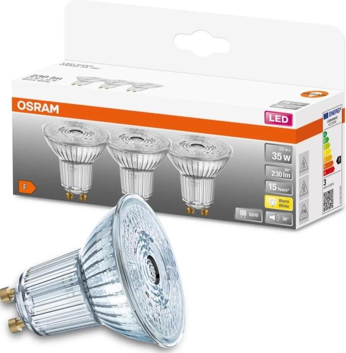 Actual product image Osram Led Star Par16 (GU10, 2.60 W, 690 lm, 3 x, F)