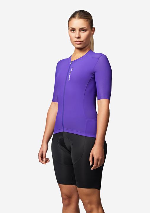 Actual product image Van rysel Unisex Summer Road Cycling Short-Sleeved Jersey Racer 2 - Purple (L)