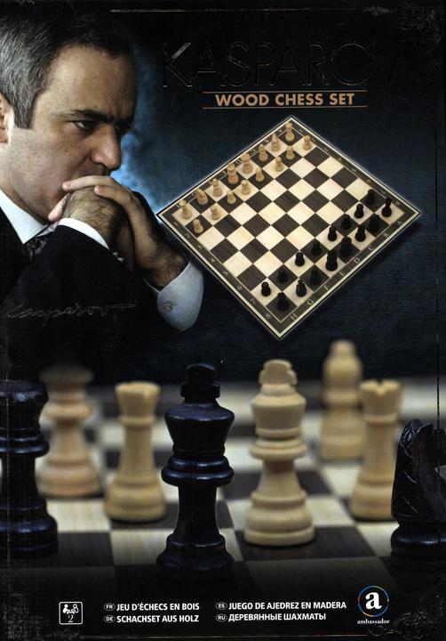 Produktbild Jackpot Kasparov: Wood Chess Set (36.5 cm)