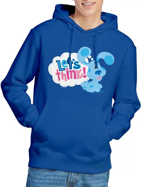 Immagine prodotto Blue's Clues & You! Let's Think Felpa con Cappuccio Uomo (XL)
