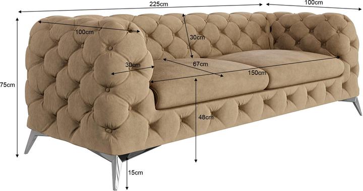 Actual product image Ropez Chelsea (3-seater)