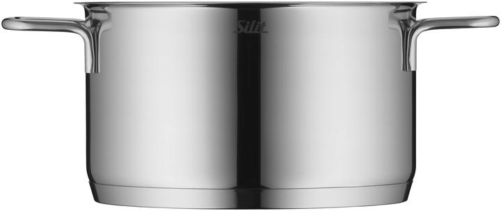 Produktbild Silit Topfset Induktion Kochtopfset 10tlg Glasdeckel Allicante Edelstahl (16 cm, Pfannenset + Topfset, Edelstahl)