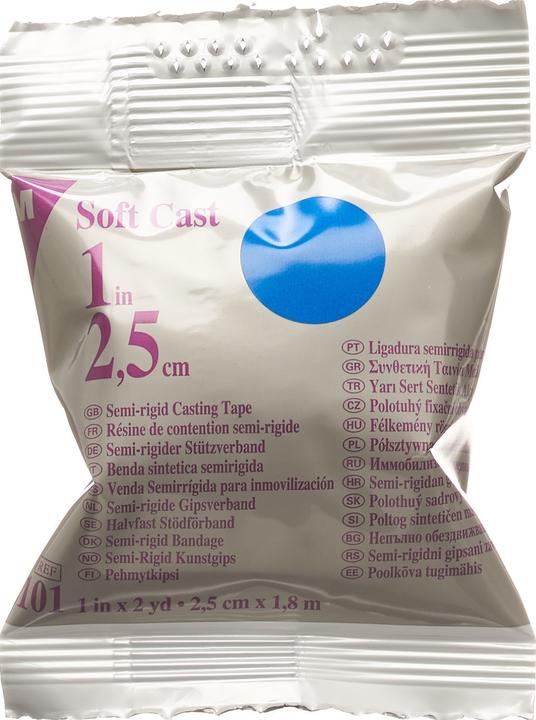 Produktbild 3M Scotchcast Softcast 2.5cmx1.8m blau