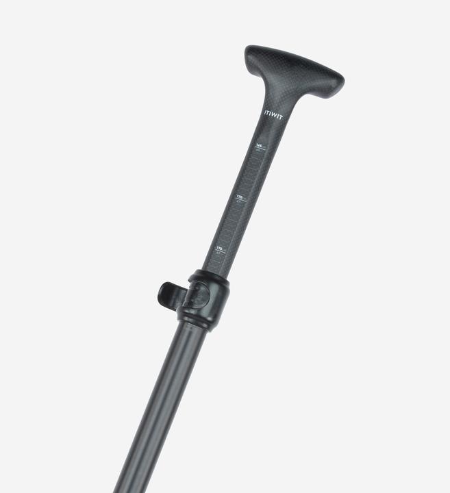 Immagine prodotto Tribord Pagaia SUP 900 Carbon 2 pezzi pieghevole regolabile lunghezza 165-205 cm (205 cm, 2 pezzi)