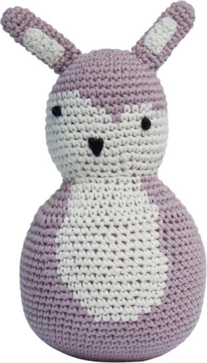 Produktbild Sebra Häkel-Stehaufmännchen Kanninchen (17 cm)