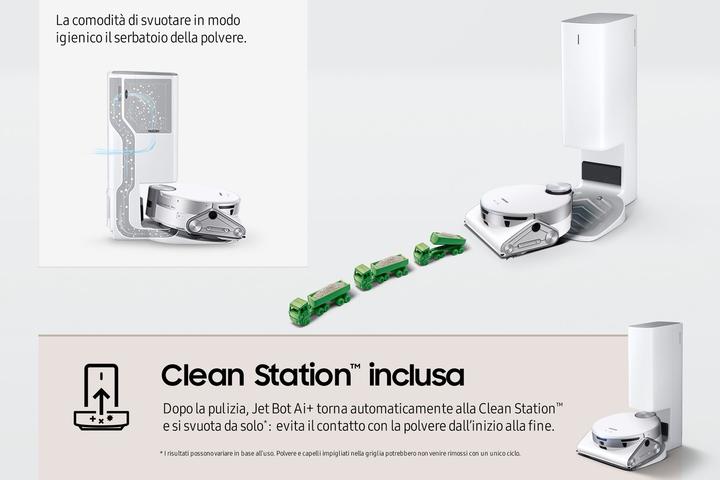 Actual product image Samsung Jet Bot AI+ robot hoover (Robot vacuum)