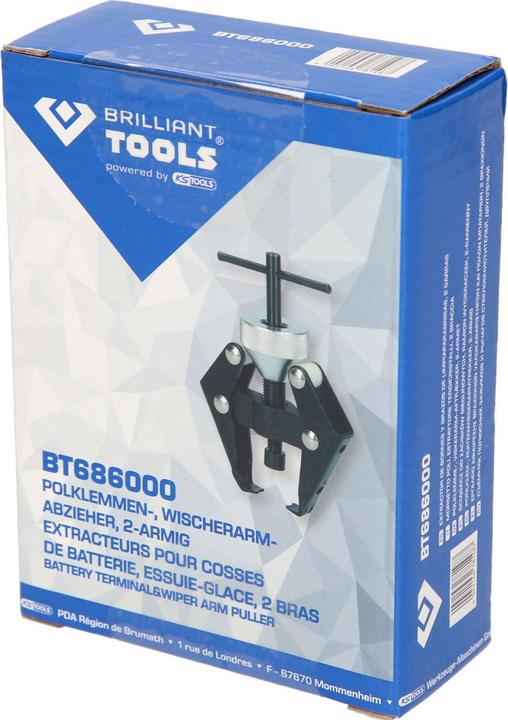 Image du produit Brilliant Tools Extracteur pour cosses de batterie, essuie-glace, 2 griffes
