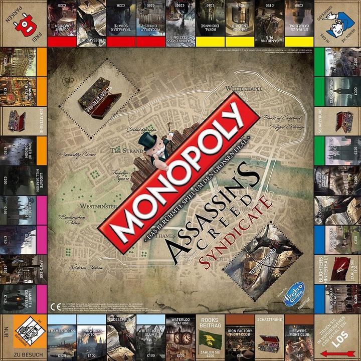Produktbild Winning Moves Monopoly: Assassin's Creed Syndicate (Deutsch)