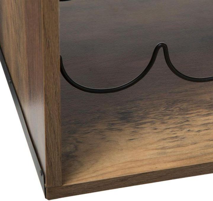 Image du produit 5Five Casier à vin en bois - 6 bouteilles (31 x 31 x 31 cm, 6 Fl.)