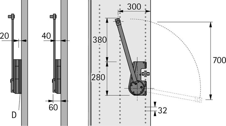 Productafbeelding Hettich Kledinglift Duo Lift 15 (1 Pcs.)