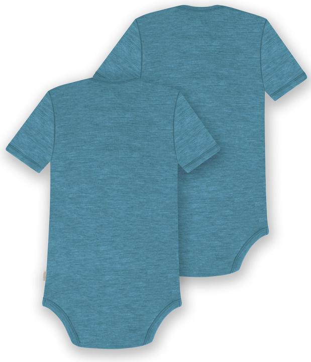 Immagine prodotto Normani Set di 2 body baby merino a maniche corte "Tauranga" - 9289 (80)