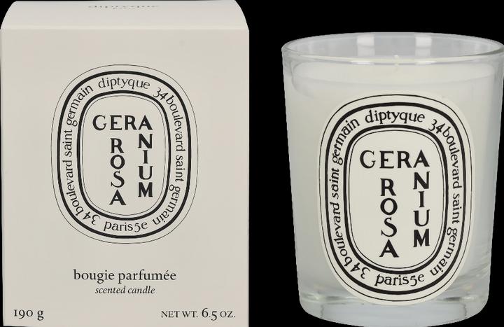 Actual product image Diptyque Scented candle in a jar Geranium Pink (190 g)