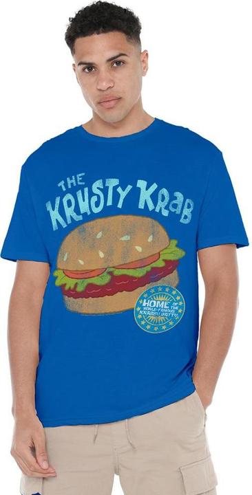 Immagine prodotto Spongebob Squarepants Krusty Krab Maglietta Uomo (4XL)