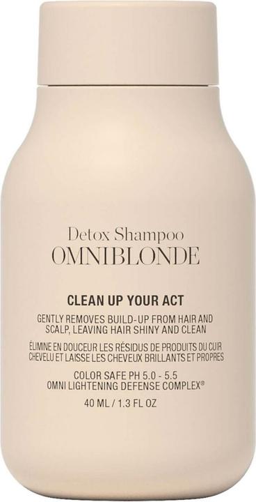 Image du produit Omniblonde - Shampooing détoxifiant Clean Up Your Act (40 ml)
