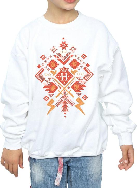 Produktbild Christmas Fair Isle Sweatshirt Mädchen (152, 158)