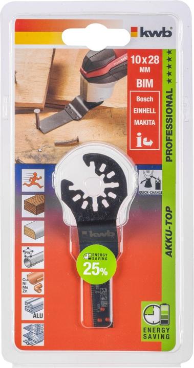 Produktbild kwb Tauchsägeblatt Metall 10Mm Akku