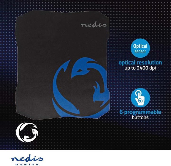 Immagine prodotto Nedis Tappetino per mouse da gioco M (L)