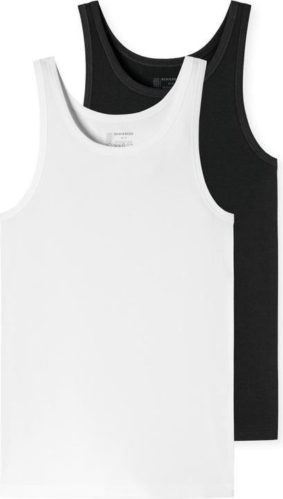 Immagine prodotto Schiesser 2 confezioni di maglietta / canotta in cotone organico 95/5 (4XL)