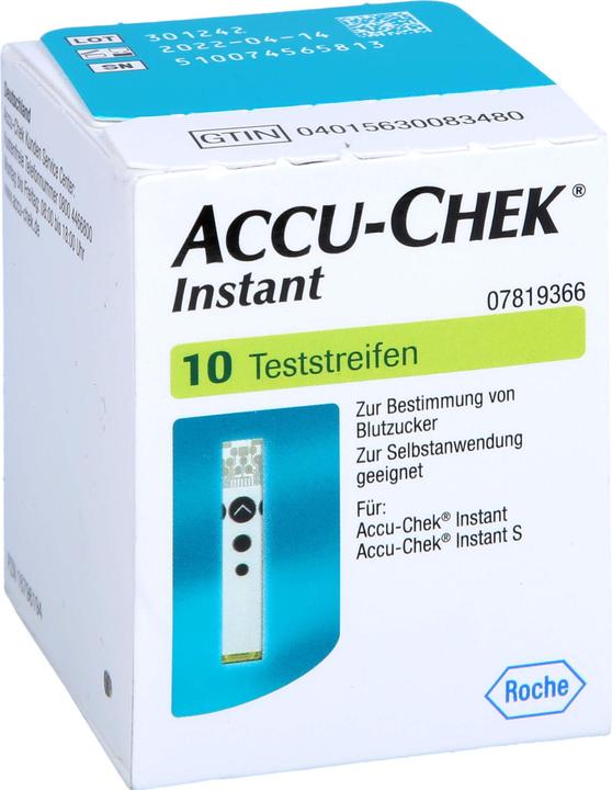 Produktbild Roche ACCU-CHEK Instant Teststreifen, 1X10 St TTR (Teststreifen)