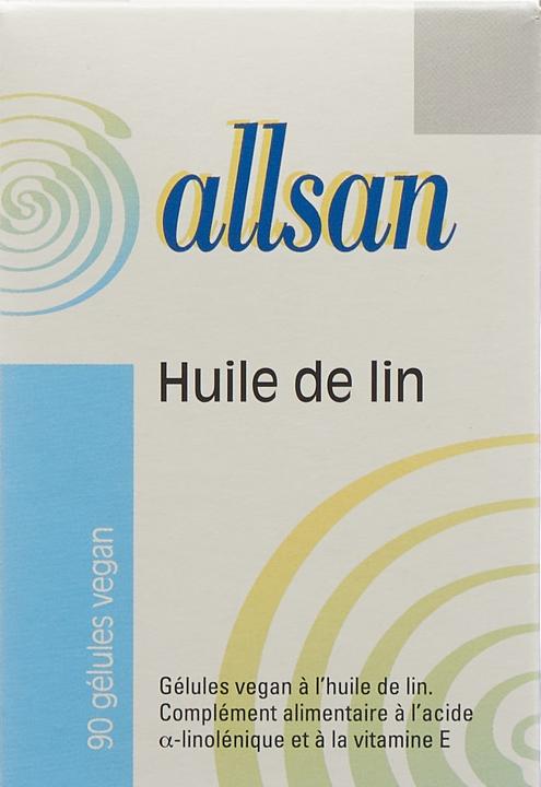 Actual product image Allsan Linseed oil (90 Piece, Capsules, 140 g)