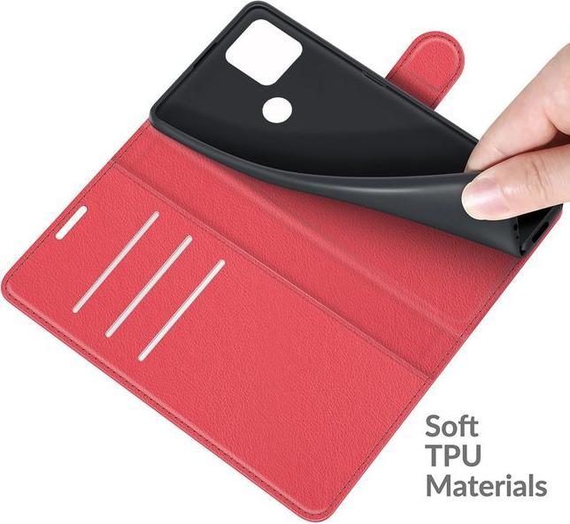 Actual product image MU Classic Litchi Leather Bookcover Series (Google Pixel 5a)