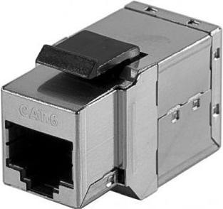 Exertis Connect Keystone module RJ45 socket to RJ45 socket, Cat.6 You can use this module e.g. to extend an N (Keystone module)