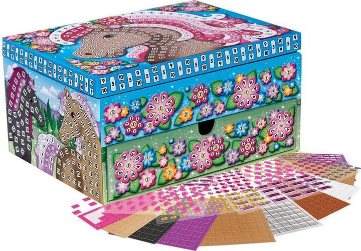 Actual product image Orb Factory Enchanted Horses Jewelry Box