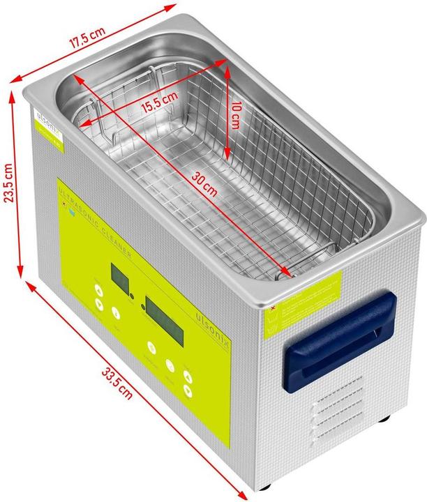 Produktbild Ulsonix Ultraschallgerät Degas Ultraschall Reiniger Ultraschallreiniger 4,5 l 120 W (40 kHz, 4500 ml)
