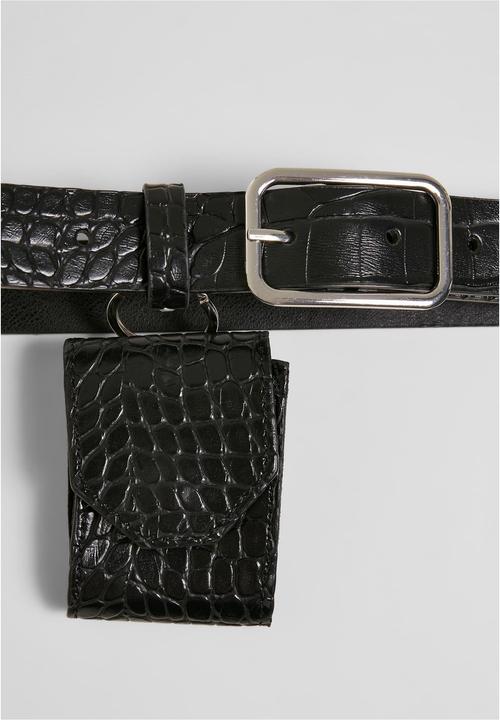 Produktbild Urban Classics Croco Synthetic Leather Belt With Pouch (L)