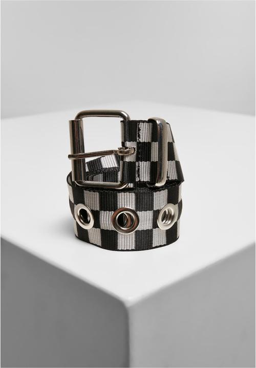 Actual product image Urban Classics Checker Belt With Eyelets - 17132 (S, M)
