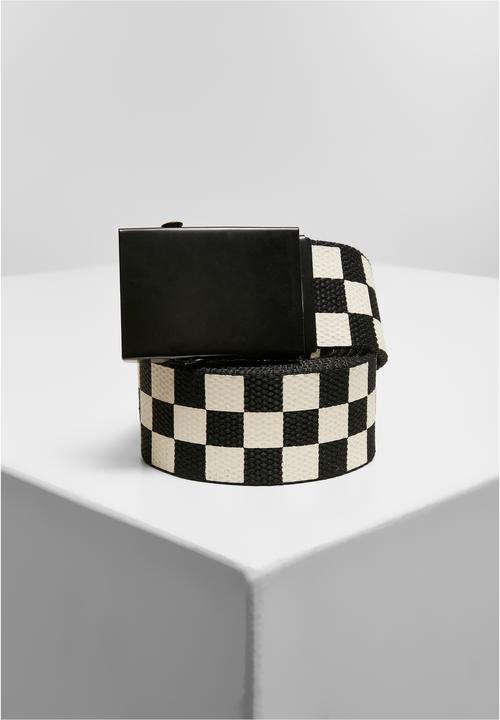 Produktbild Urban Classics Check And Solid Canvas Belt 2-Pack (S, M)