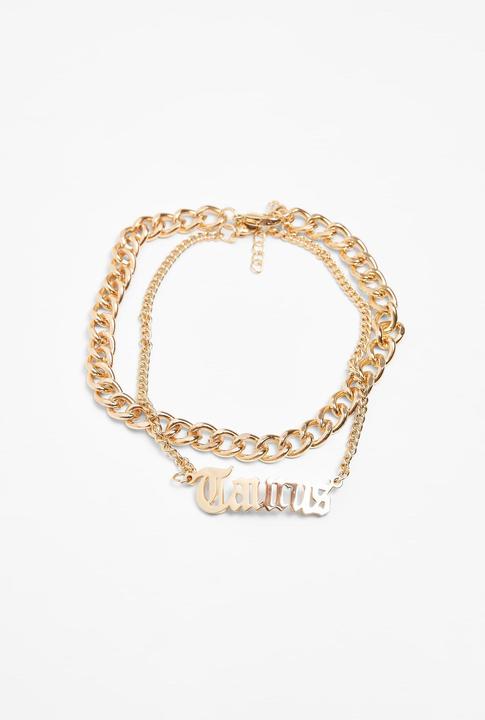Actual product image Urban Classics Zodiac Golden Anklet - 17154 (80% Iron, 20% stainless steel)