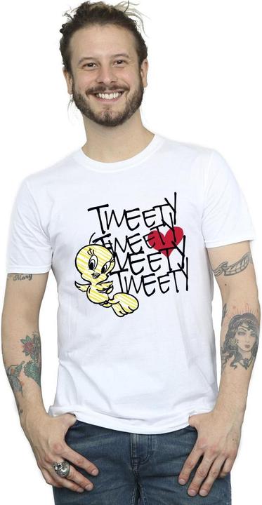 Produktbild Looney Tunes Tweety Love Heart TShirt (4XL)