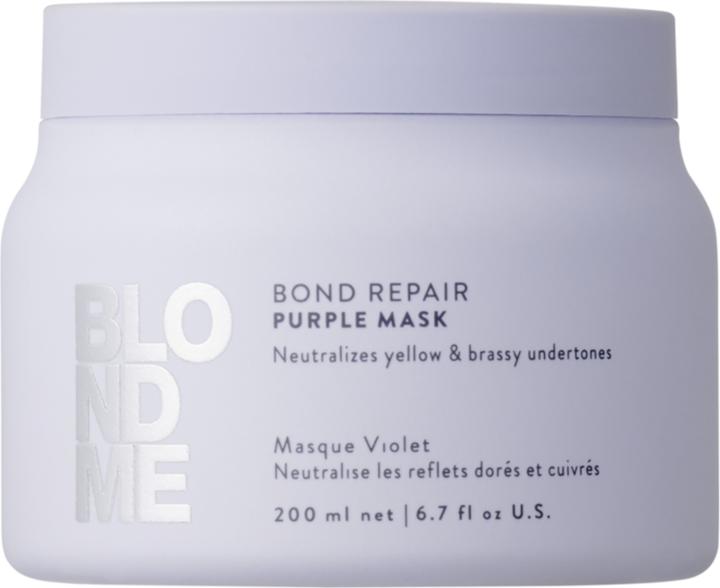 Schwarzkopf Professional BLONDME Bond Repair Lila Maske