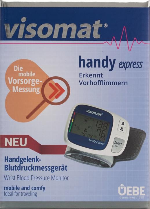 Actual product image Visomat handy express blood pressure monitor (Blood pressure monitor wrist)