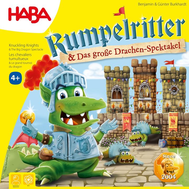Actual product image Haba Rumpelritter & The great dragon spectacle (German, English, Italian, French)