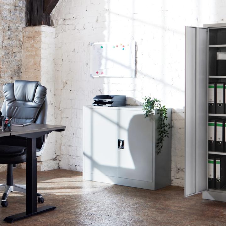 Immagine prodotto tectake Armadietto con 3 ripiani (90 x 40 x 90 cm)