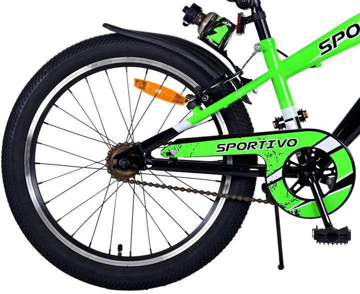 Immagine prodotto Volare Sportivo Kinderfiets - Jongens - 20 pollici - Groen - Twee handremmen (20")