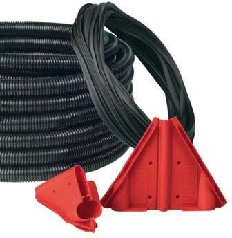 Actual product image Flexa GmbH & Co corrugated hose reclosable zip AD 13.0mm slit 10m (0255.202.110) (1000 cm)